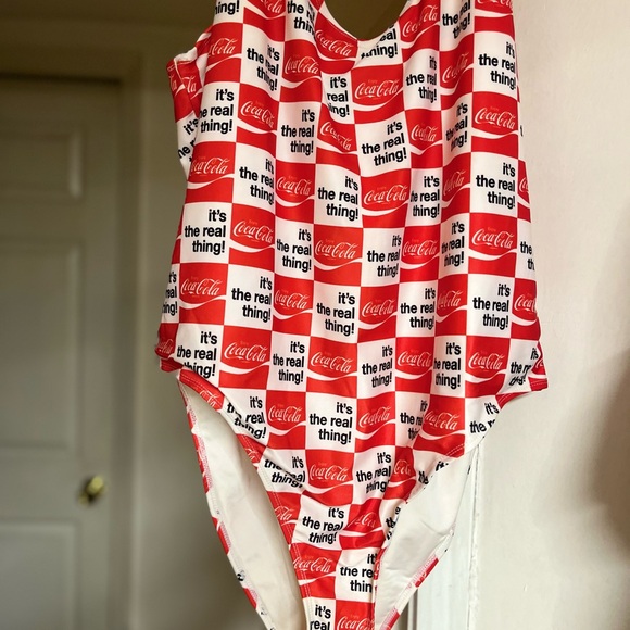 Coca-Cola Red and White Swimsuit - Picture 2 of 5